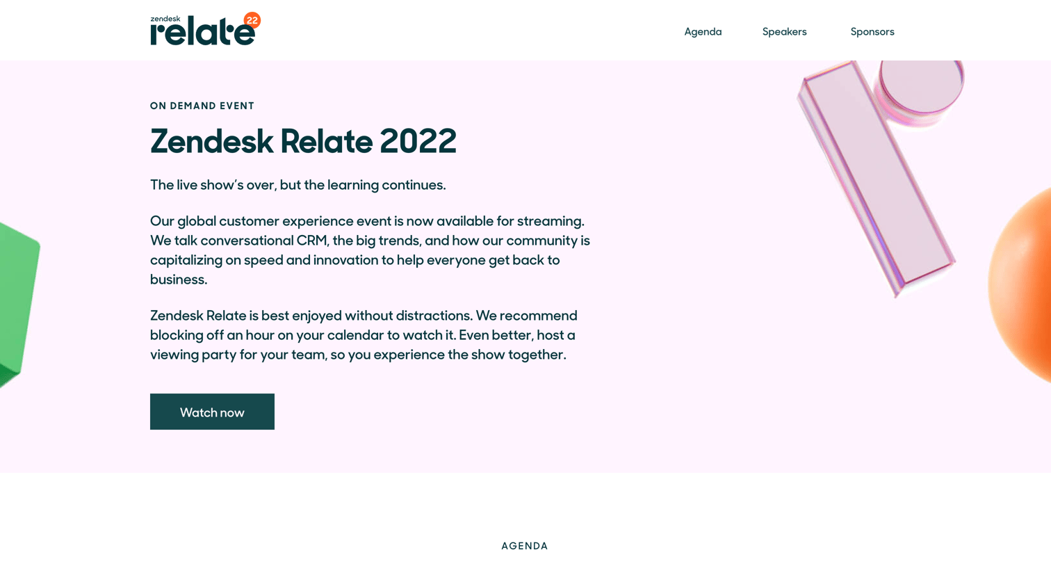 Zendesk - Zendesk Relate 2022 | On Demand screen