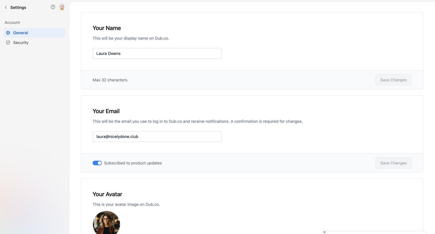 Dub - Dub.co - Link Management for Modern Marketing Teams screen