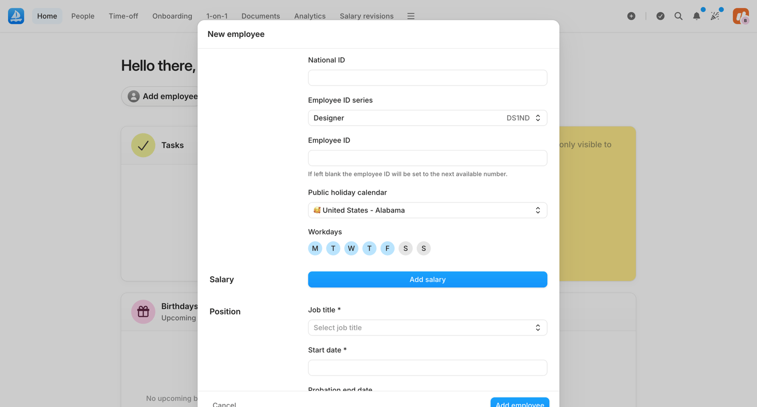 Aboard - Dashboard | Aboard screen