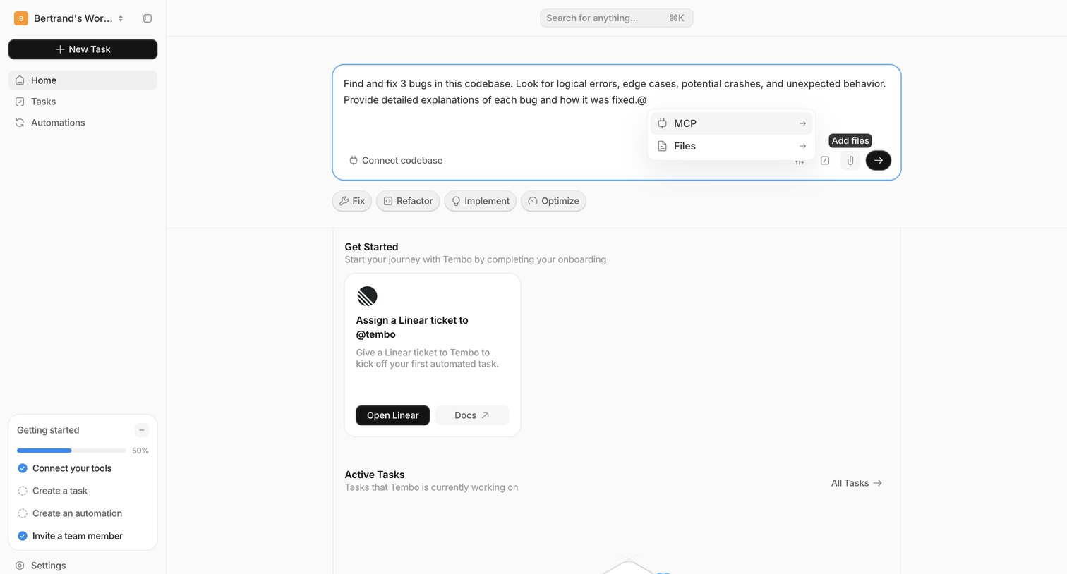 Dashboard — Tembo from Tembo