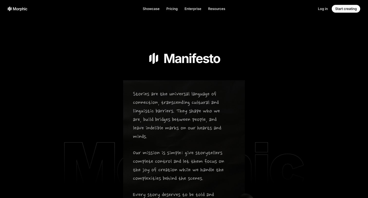 Morphic - Manifesto – Morphic screen