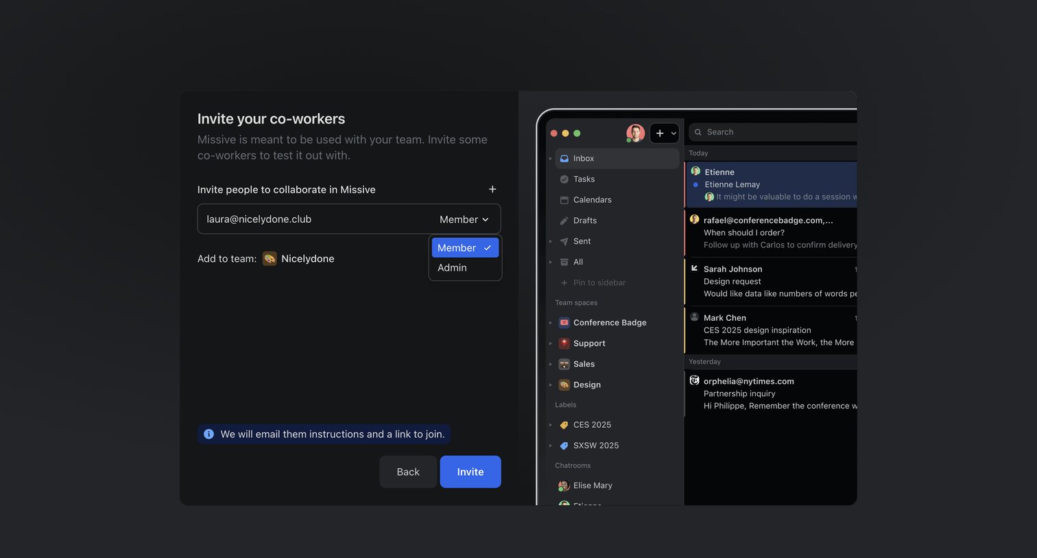 Missive - (10) Inbox screen