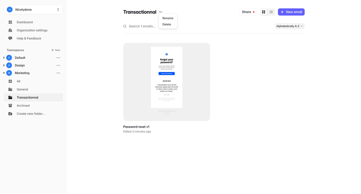 Tabular - Dashboard — Tabular screen