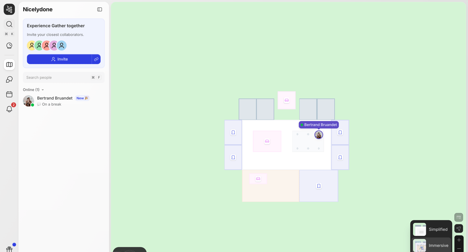 Gather - Nicelydone | Gather screen
