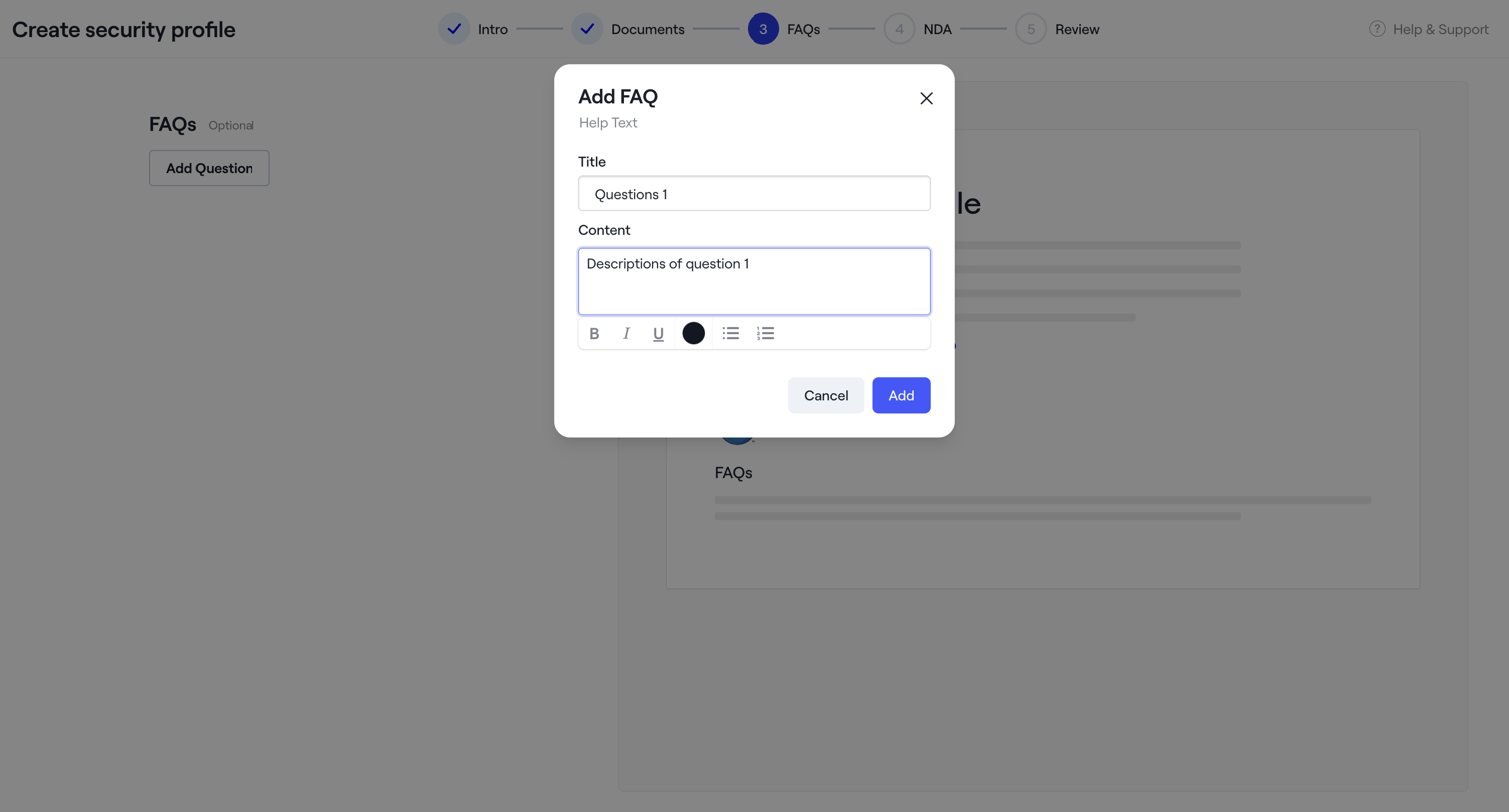Dock · Settings from Dock
