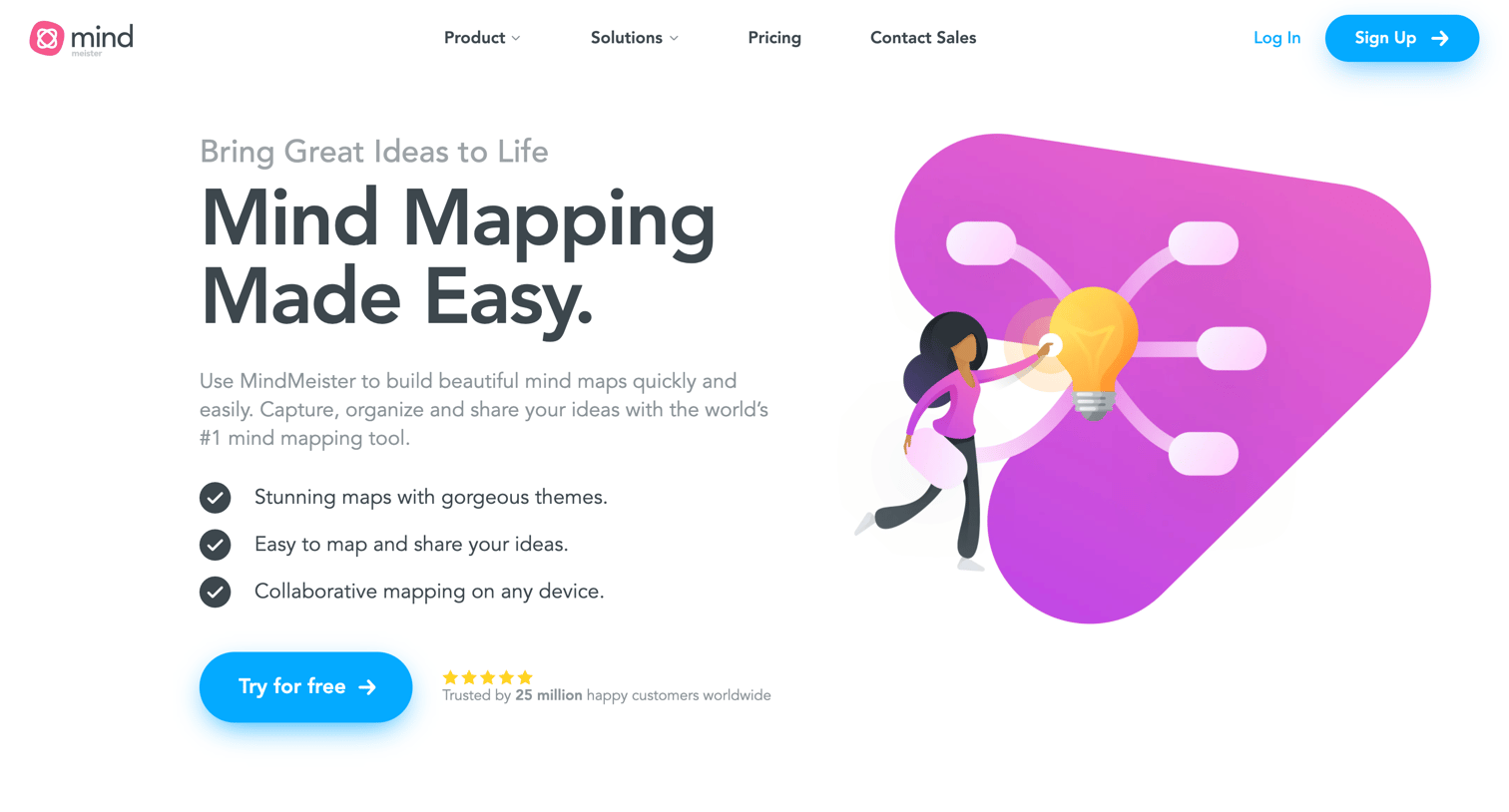 MindMeister - Mind Mapping - MindMeister screen