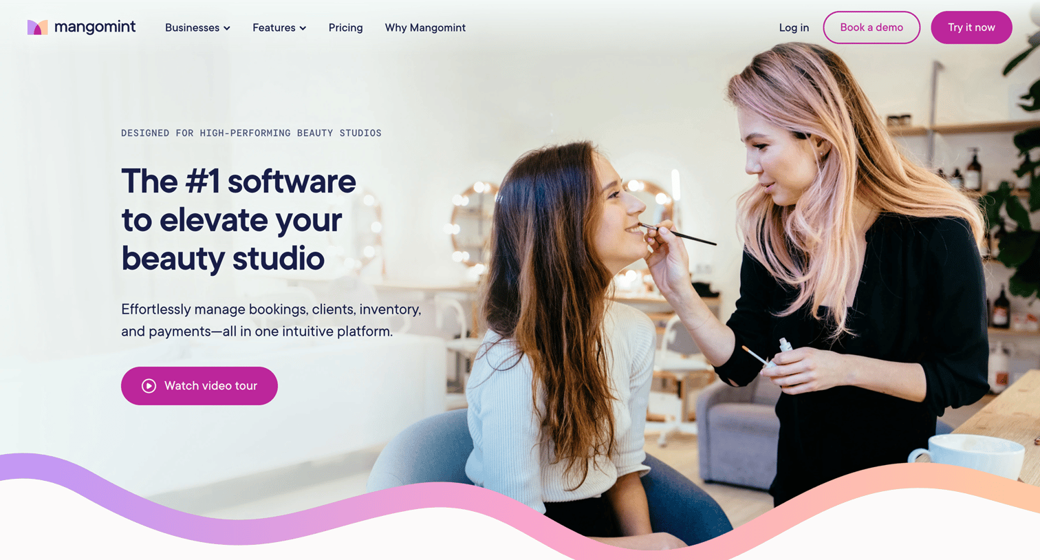 Mangomint - Highest-Rated Beauty Studio Software | Mangomint screen