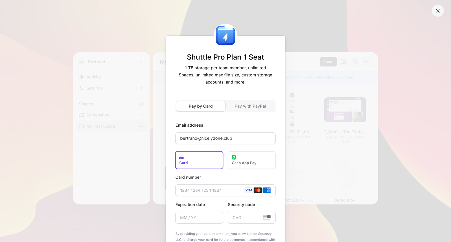 Shuttle - Shuttle – Your files. Your rules. screen