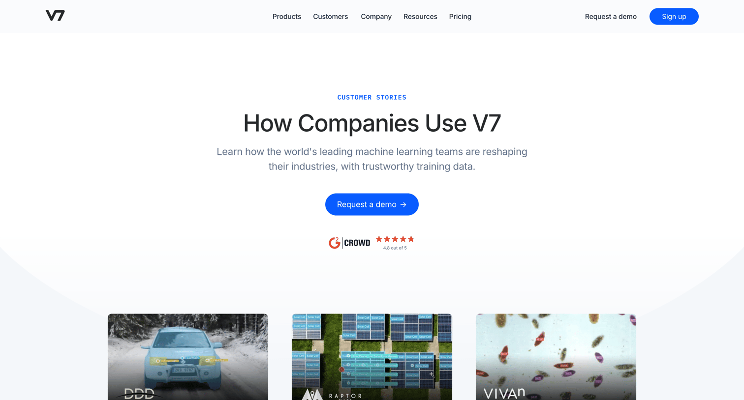 V7 - V7 Case Studies—How Our Clients Use V7 to Advance Their AI screen