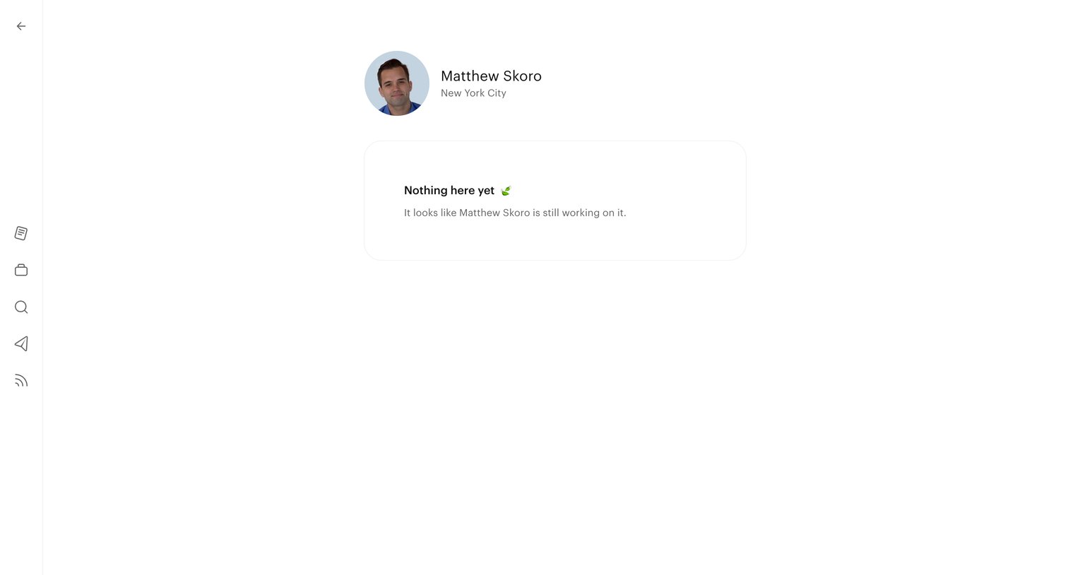 Read.cv - Matthew Skoro screen