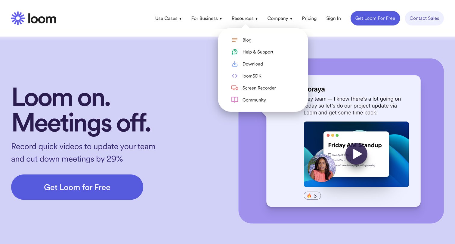 Loom - Loom Async Video Messaging for Work | Loom screen