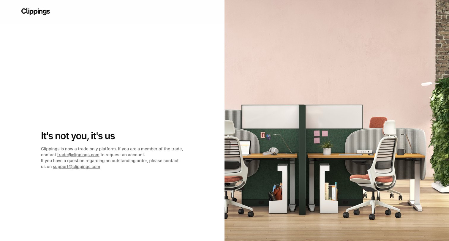 Clippings screen