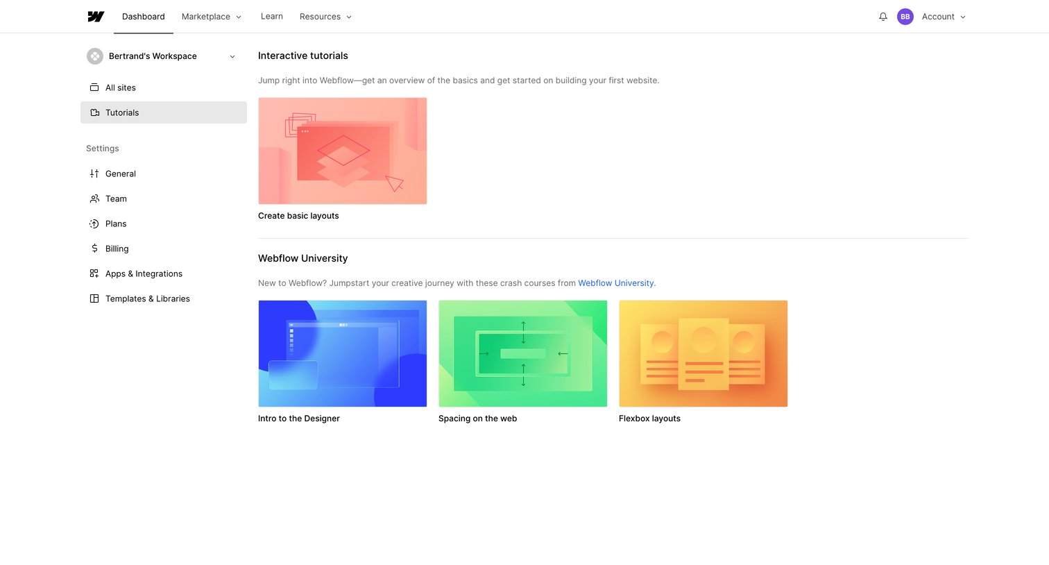 Sites - Webflow from Webflow