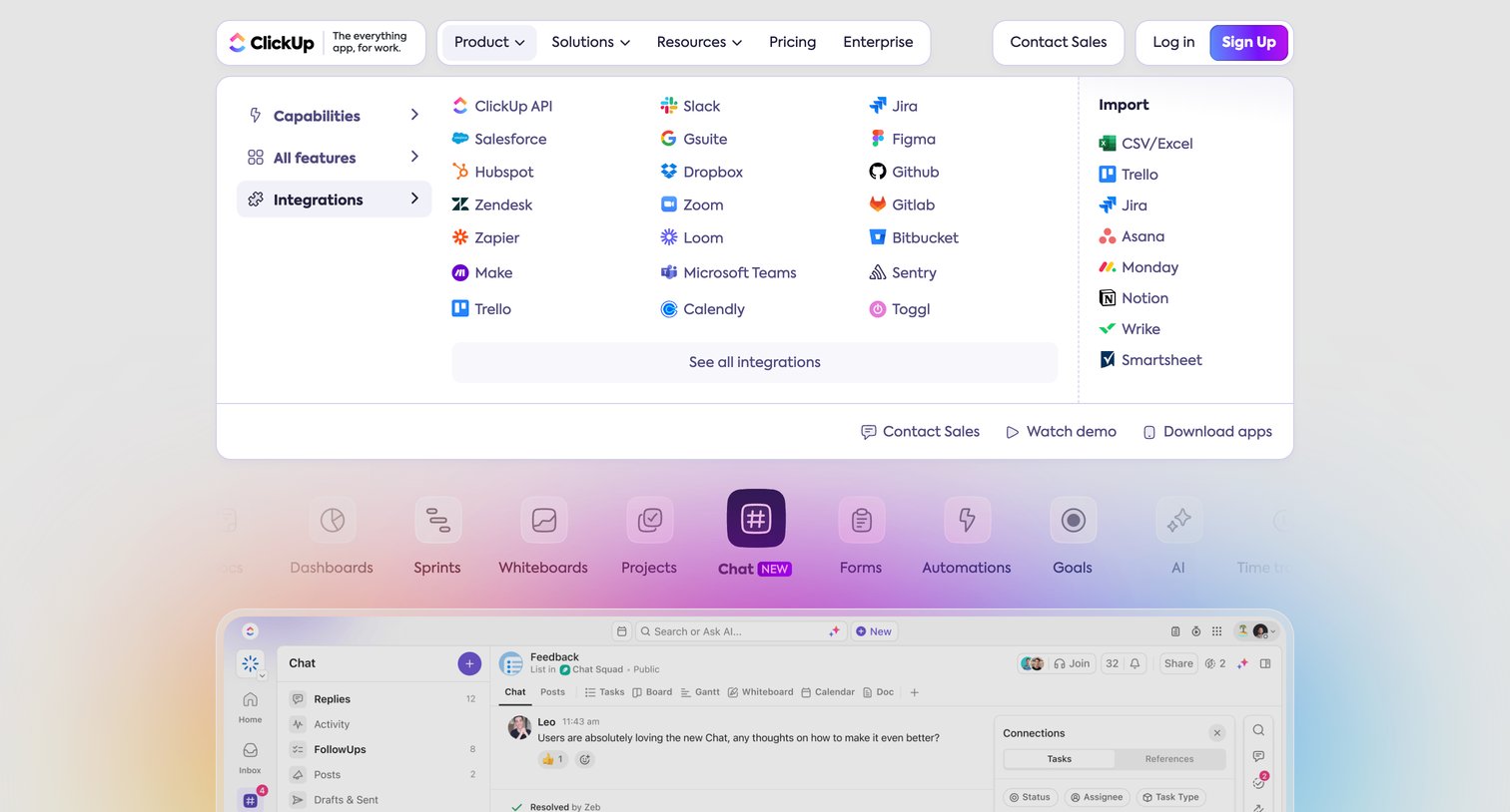 ClickUp - ClickUp | One app to replace them all screen