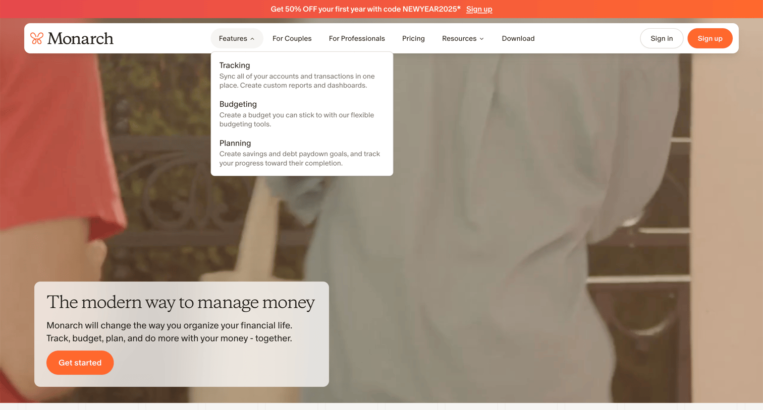 Monarch - Track, budget, plan, and do more with your money | Monarch Money screen