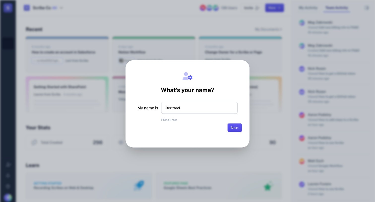 Scribe | Welcome from Scribe