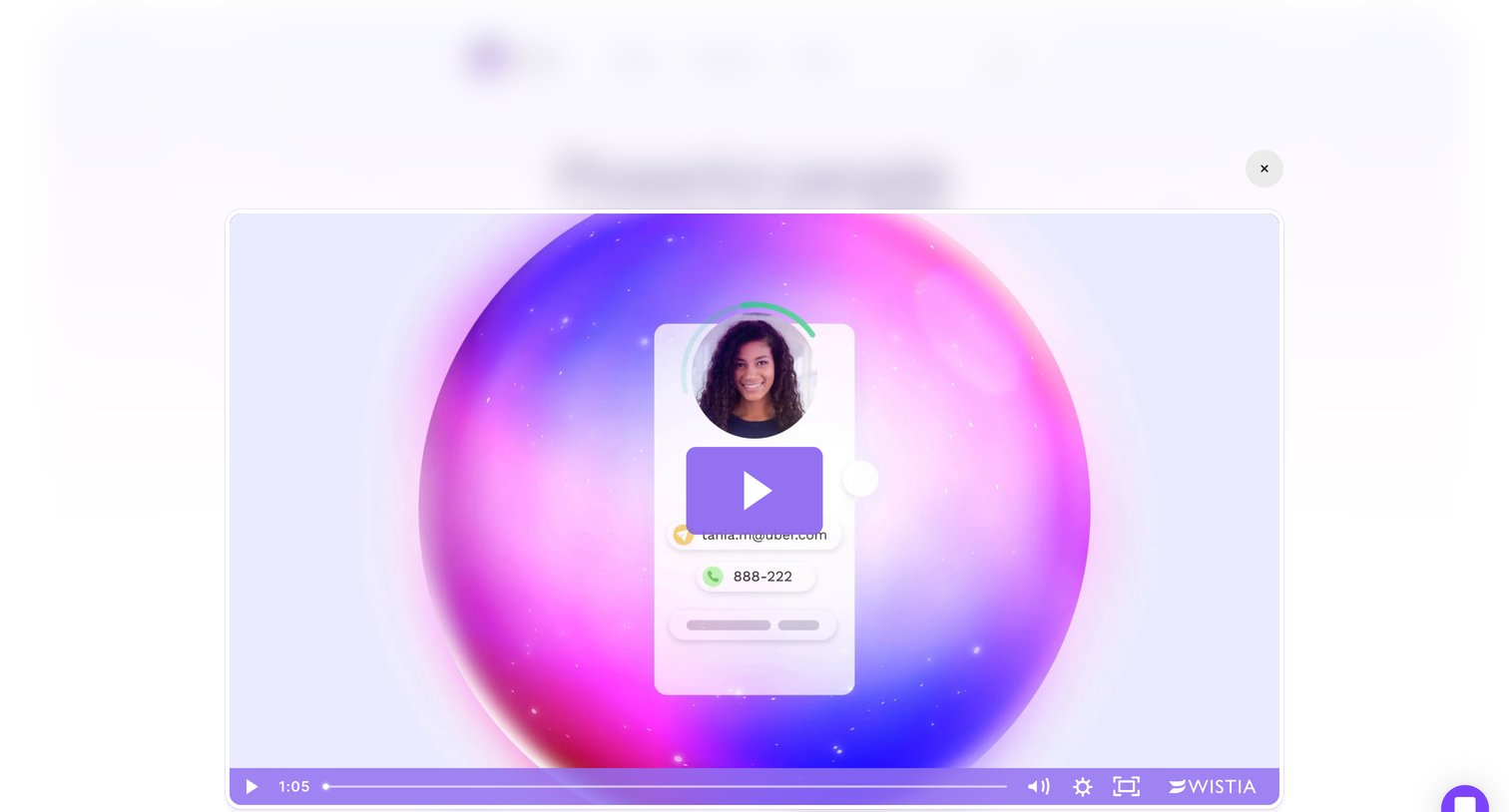 Wiza - API - Wiza screen