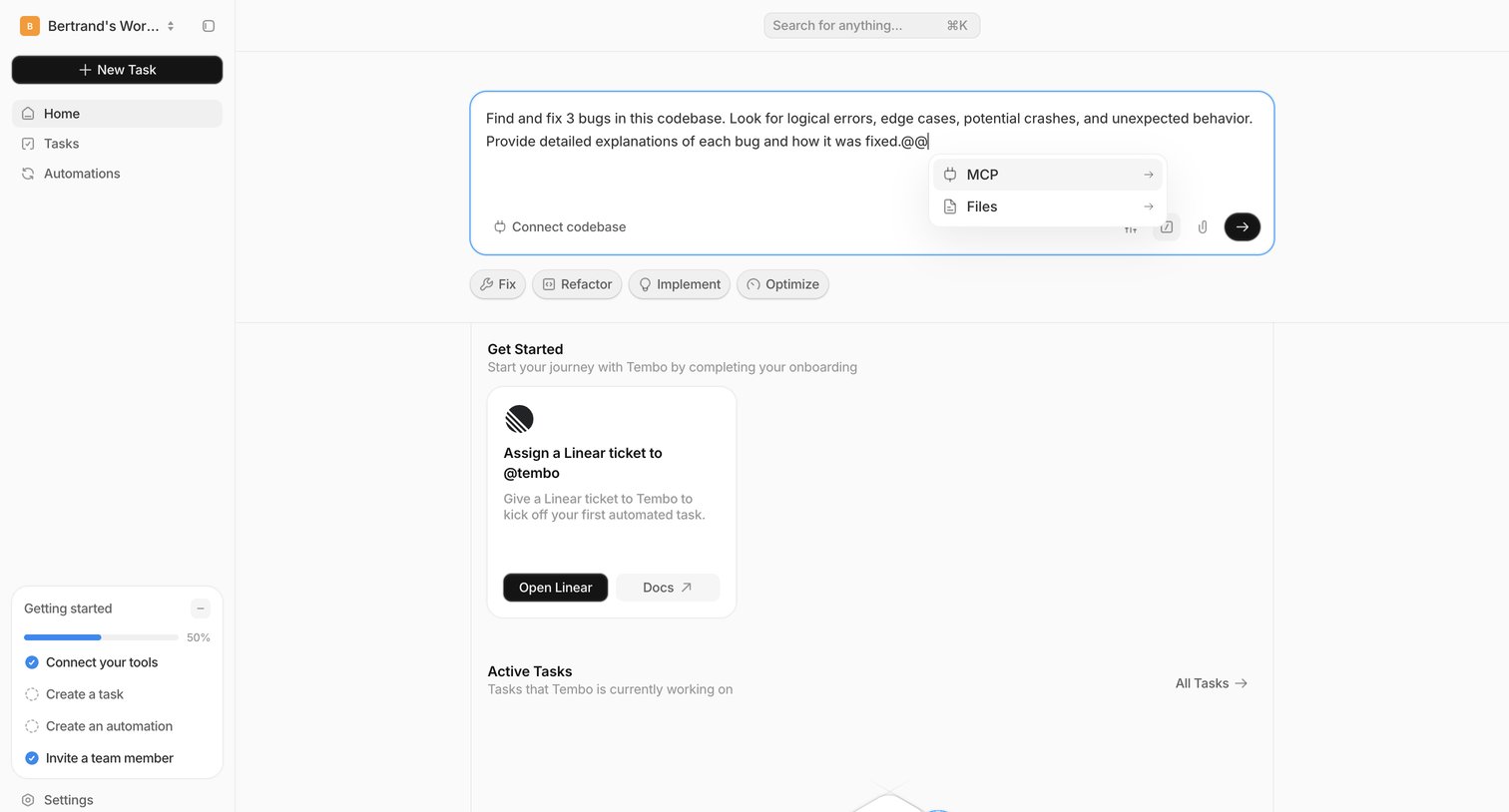 Dashboard — Tembo from Tembo