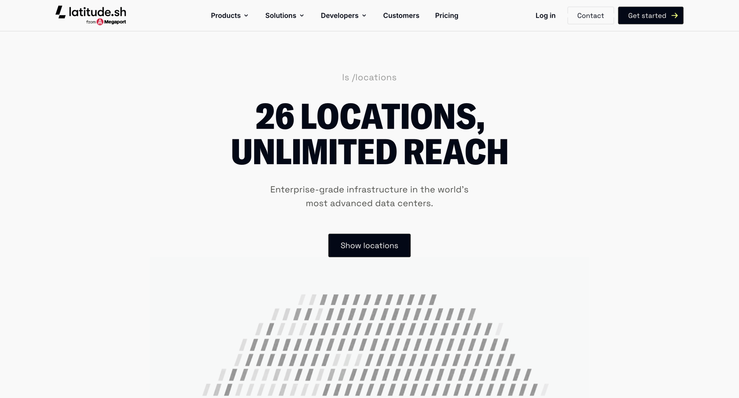 Latitude.sh - Global regions to deploy dedicated servers and custom projects - Latitude.sh screen