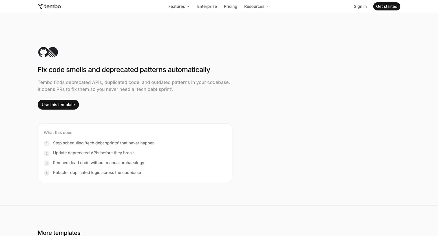 Technical Debt Reduction – Tembo from Tembo