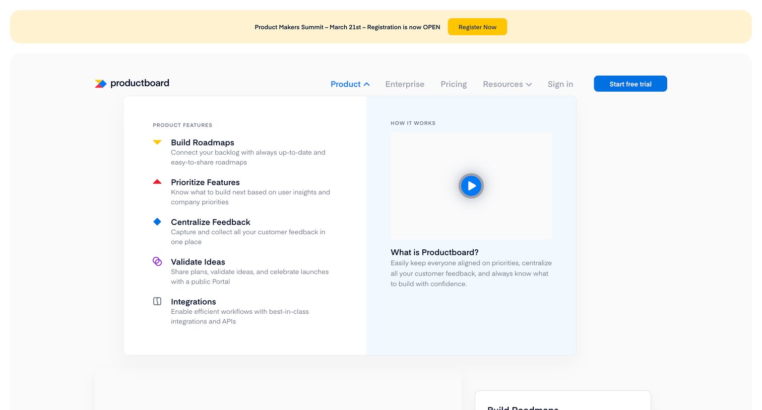 Productboard - Product Management Software | Productboard screen