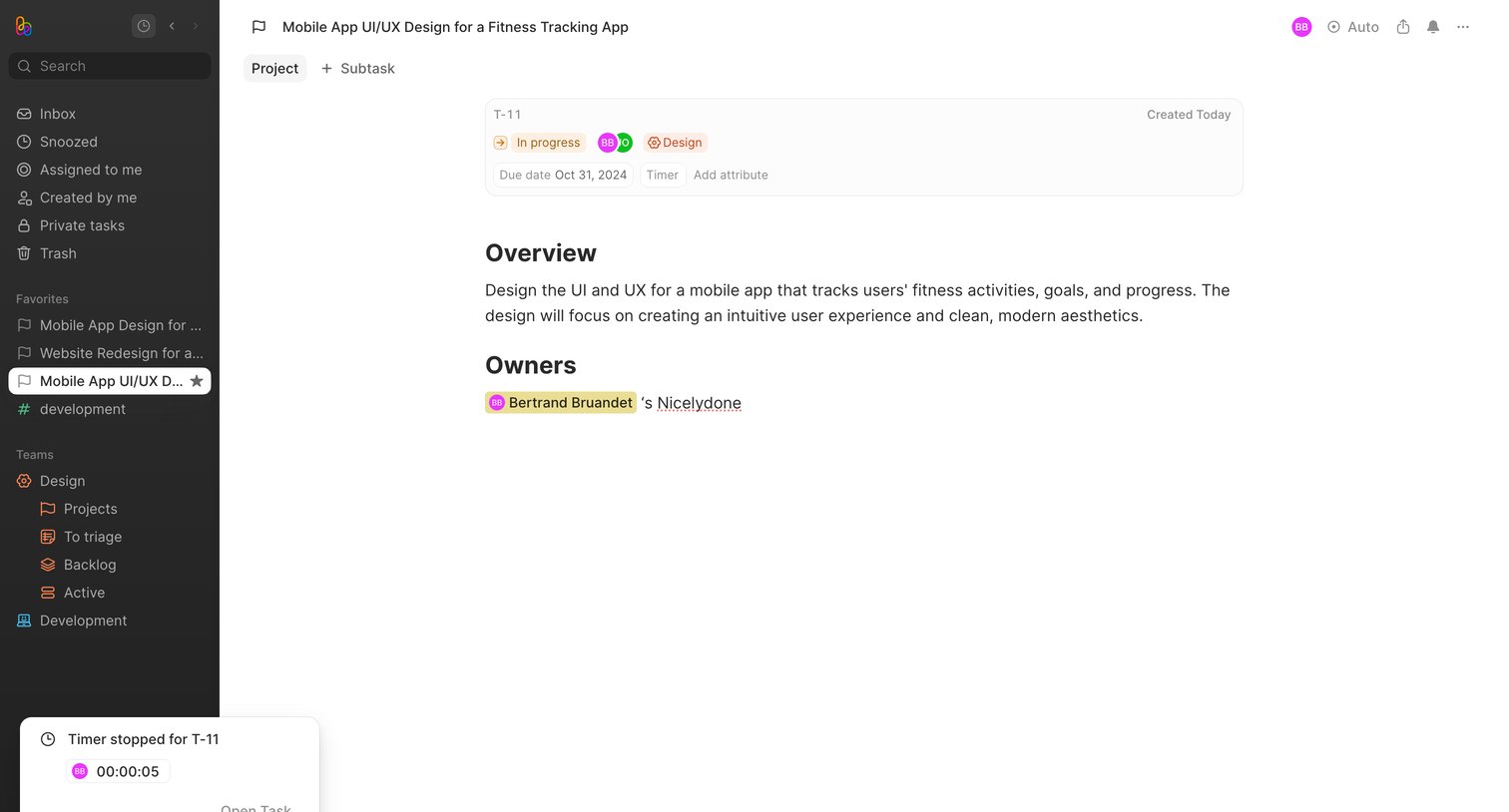 Height - T-11 - Mobile App UIUX Design for a Fitness Tracking App - Height screen