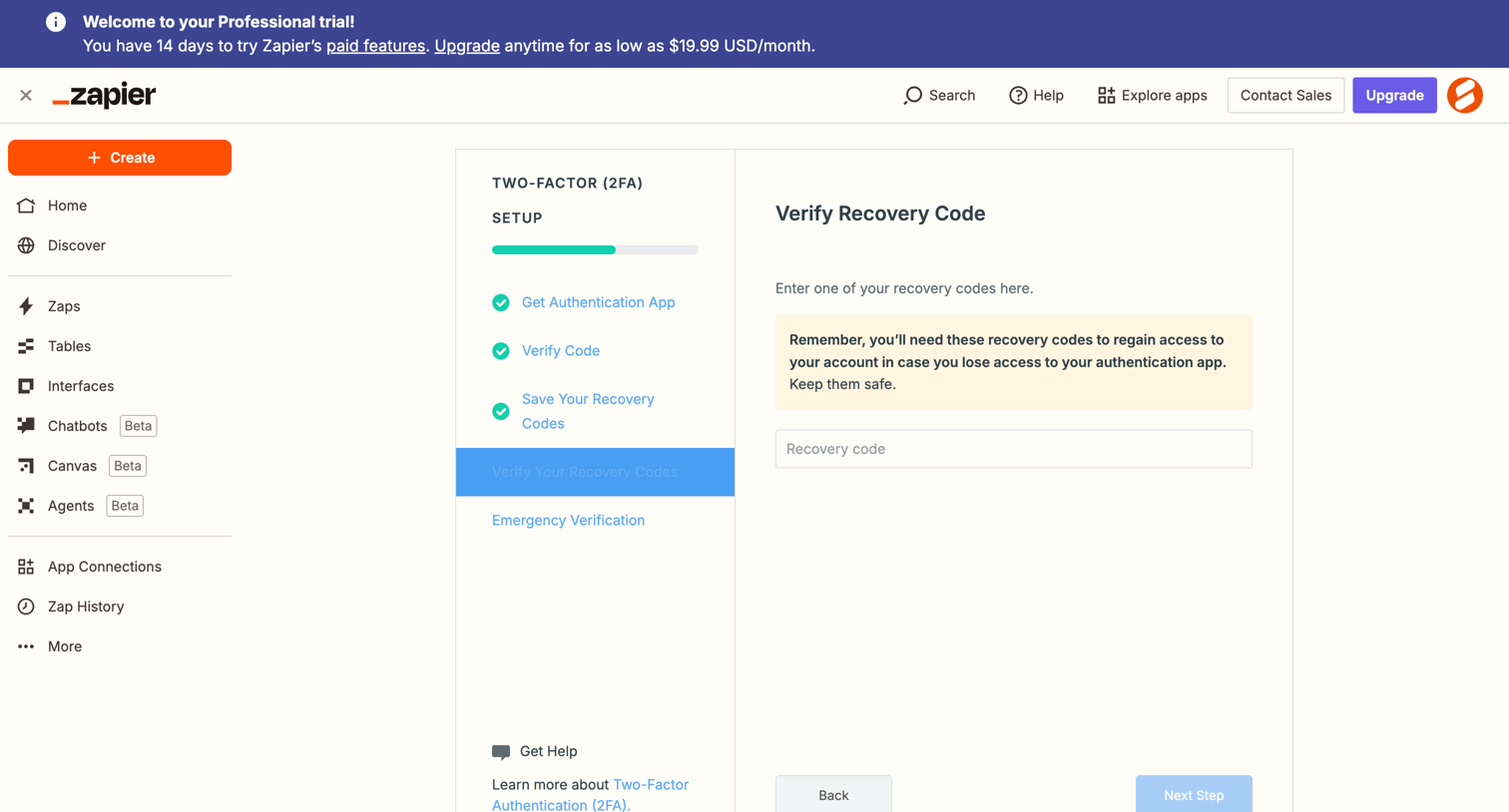 Zapier - Zapier | The easiest way to automate your work | Zapier screen