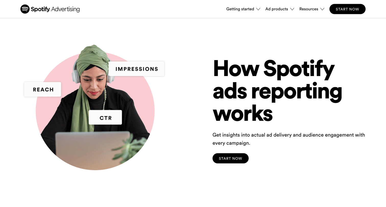 Spotify - Spotify Ads Reporting And Measurement | Spotify Advertising screen