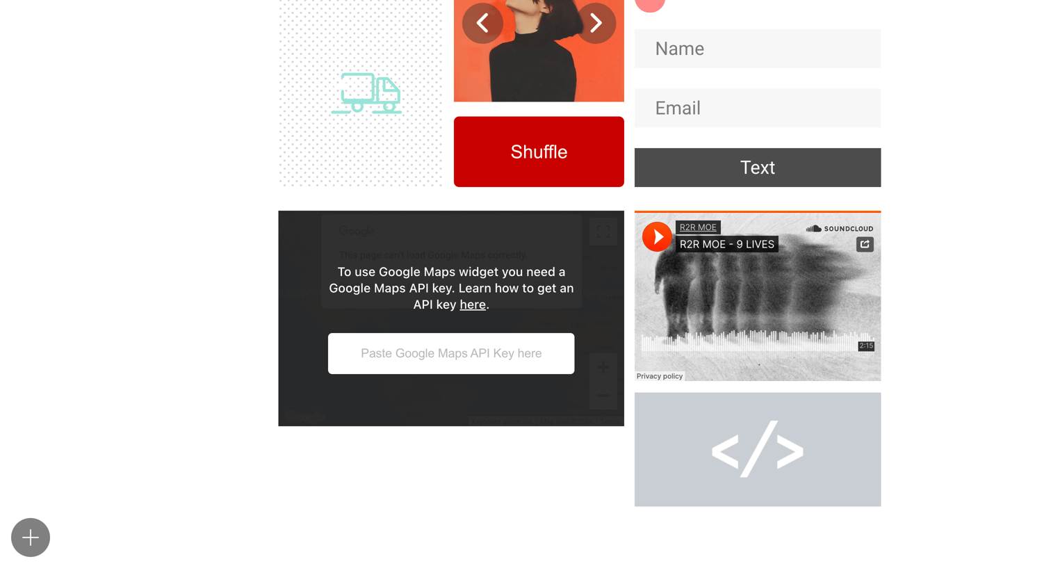 Readymag - Readymag • Project • Edit screen