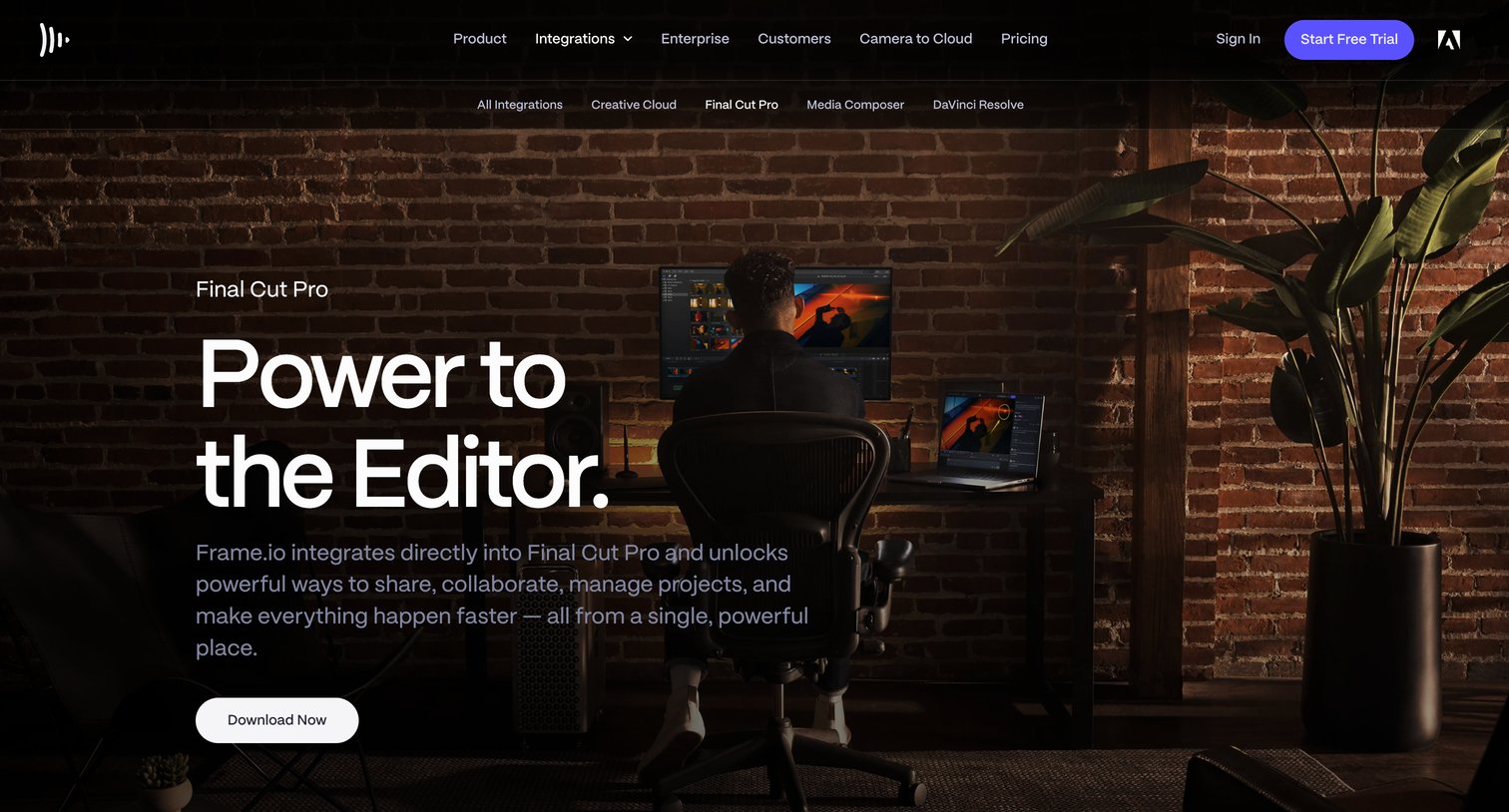Frame.io - Frame.io | Final Cut Pro screen