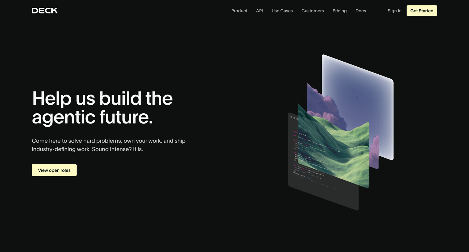 Deck - Deck — Careers screen
