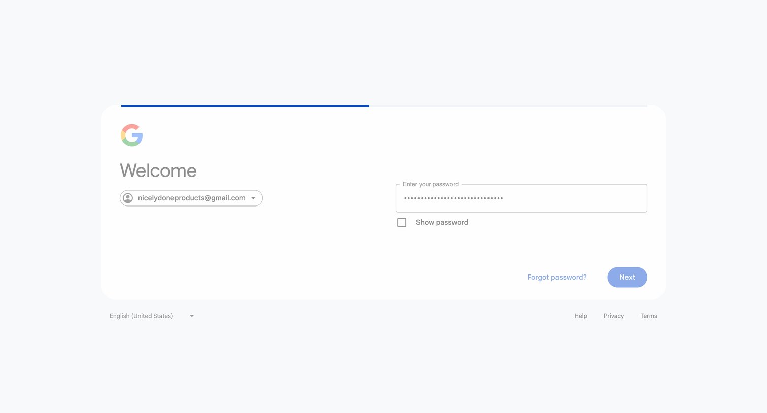 Gemini - Sign in - Google Accounts screen
