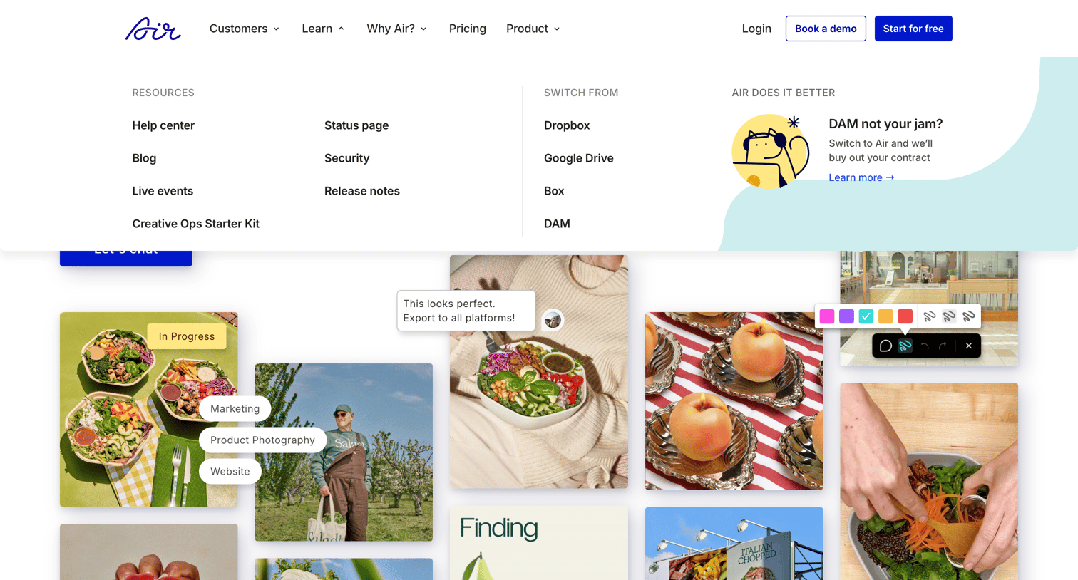 Air - Creative Operations Platform for Creative Teams | Air screen