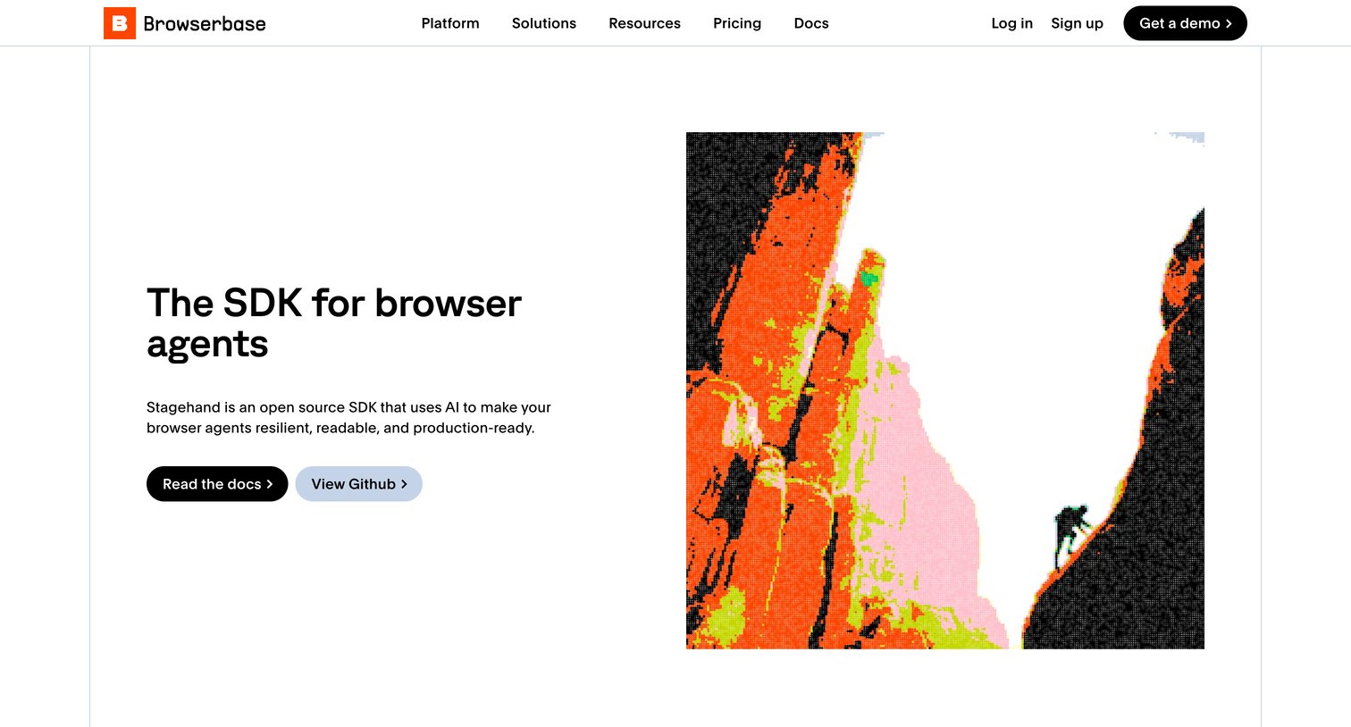 Browserbase - Stagehand  Browserbase screen