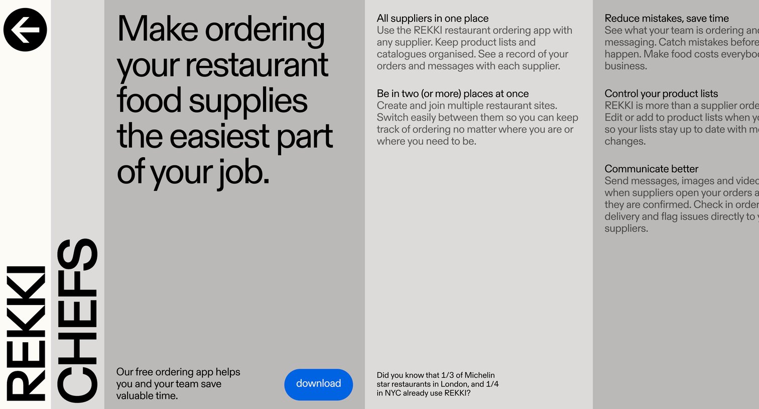 Rekki - Restaurant Ordering App for Chefs | Find Local Suppliers with REKK screen