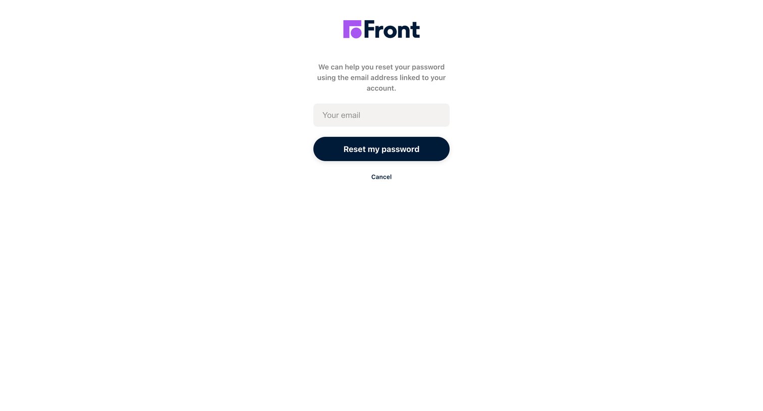 Front screen