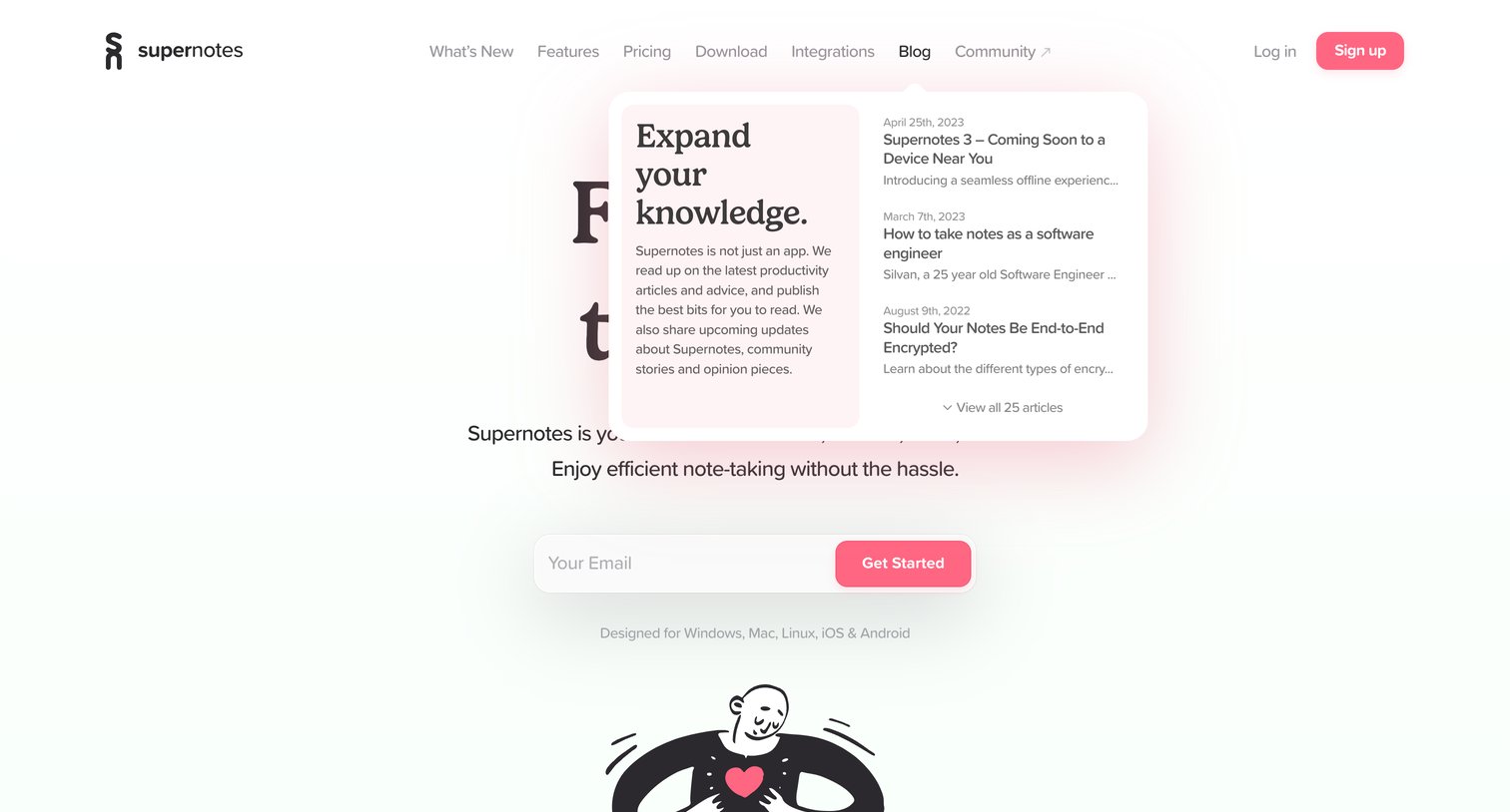 Supernotes - Supernotes | The best collaborative note-taking app screen