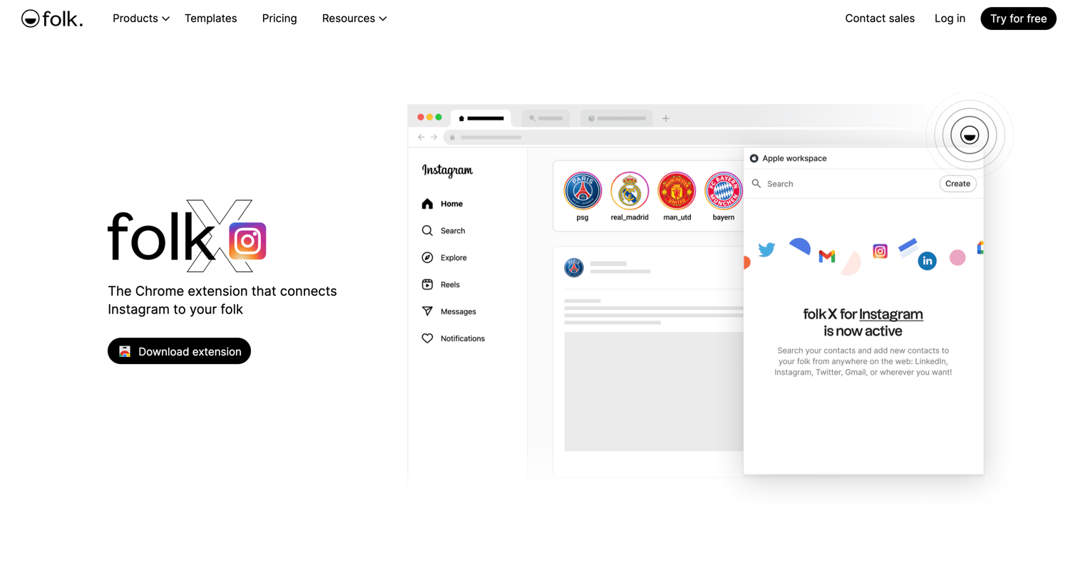 Folk - FolkX for Instagram screen