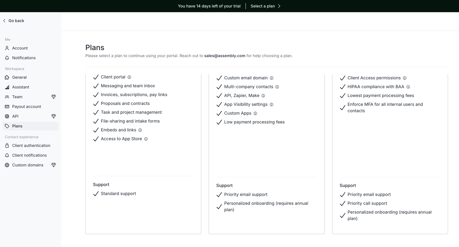 Assembly AI App Builder - Assembly Dashboard – Nicelydone Club screen
