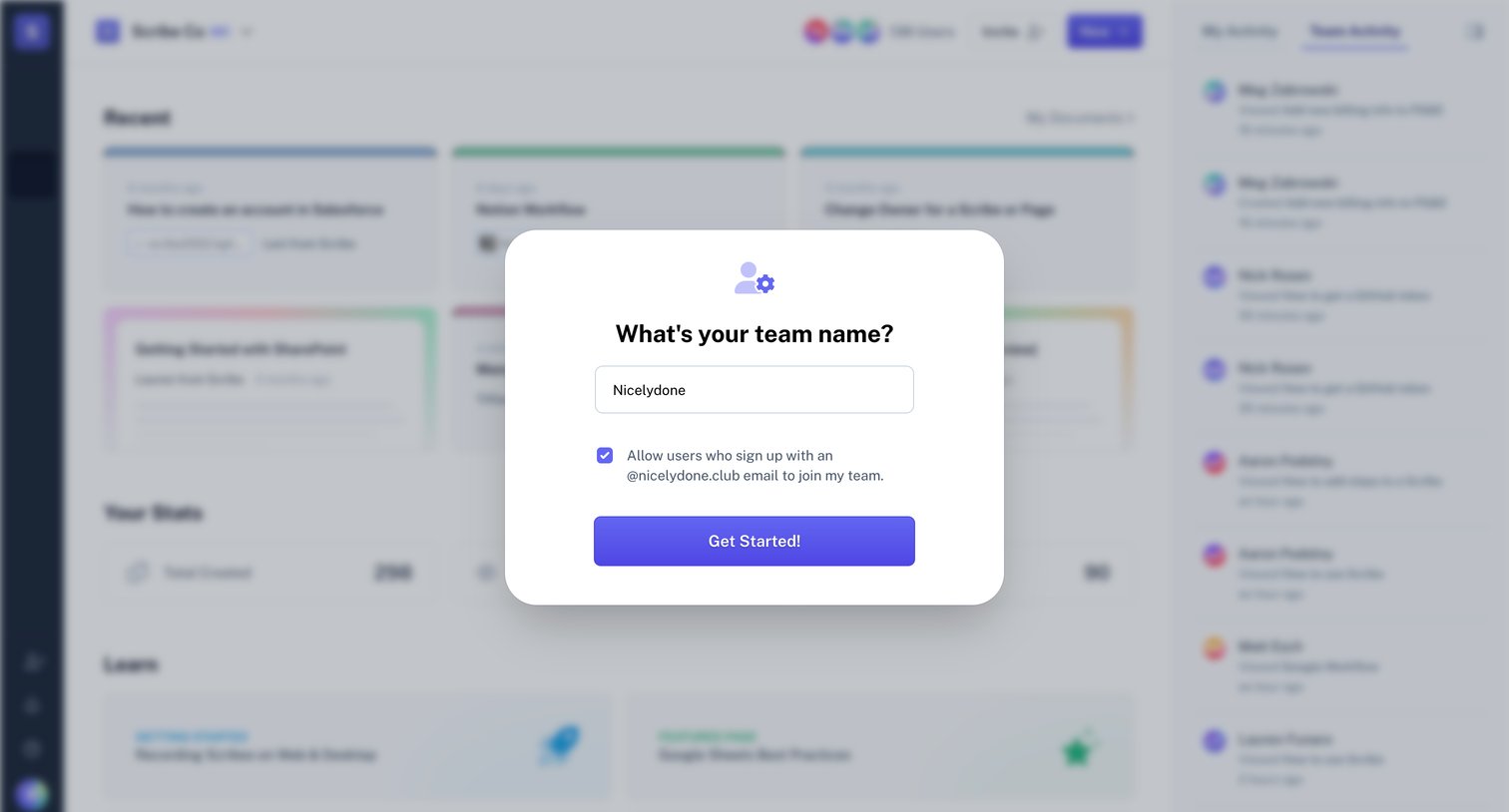 Scribe | Welcome from Scribe