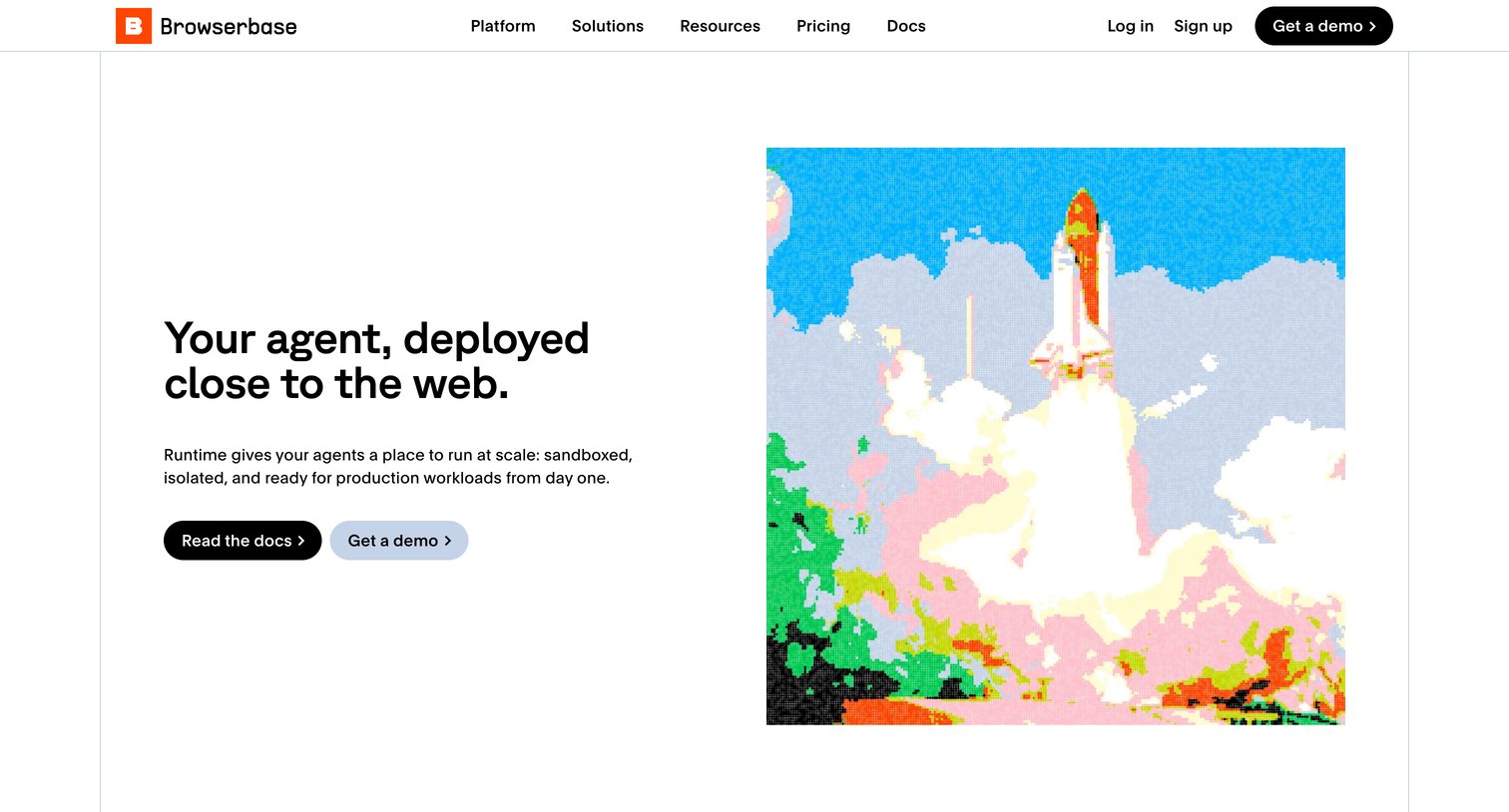 Browserbase - Runtime  Browserbase screen