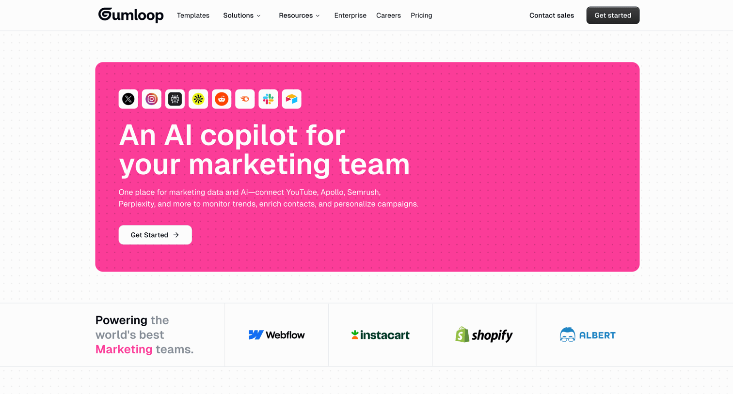 Gumloop - Gumloop for Marketing screen