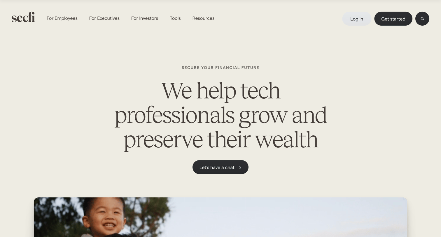 Secfi - Wealth Management For Tech Professionals — Secfi screen