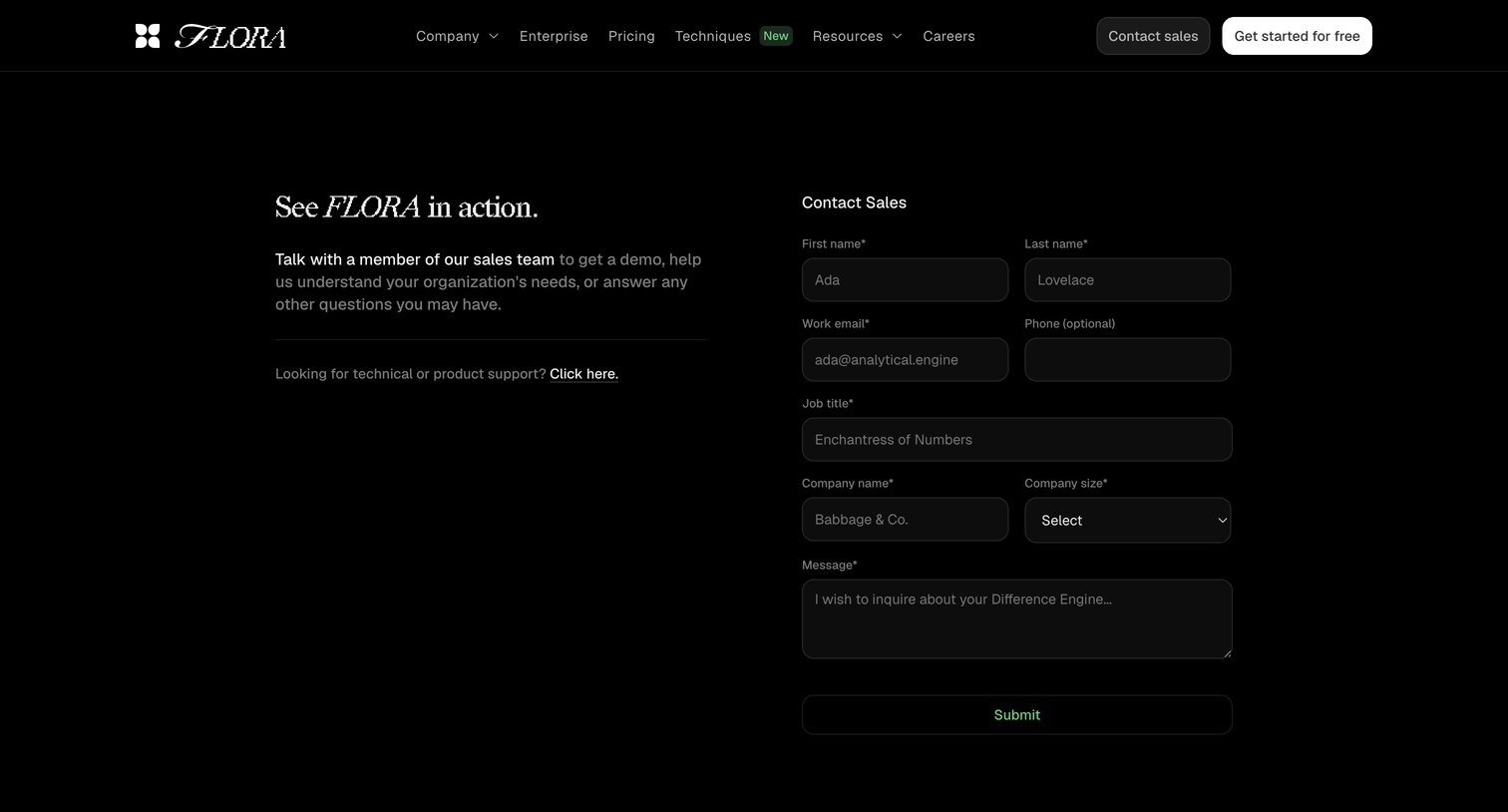 Flora - FLORA — Your Creative Environment screen