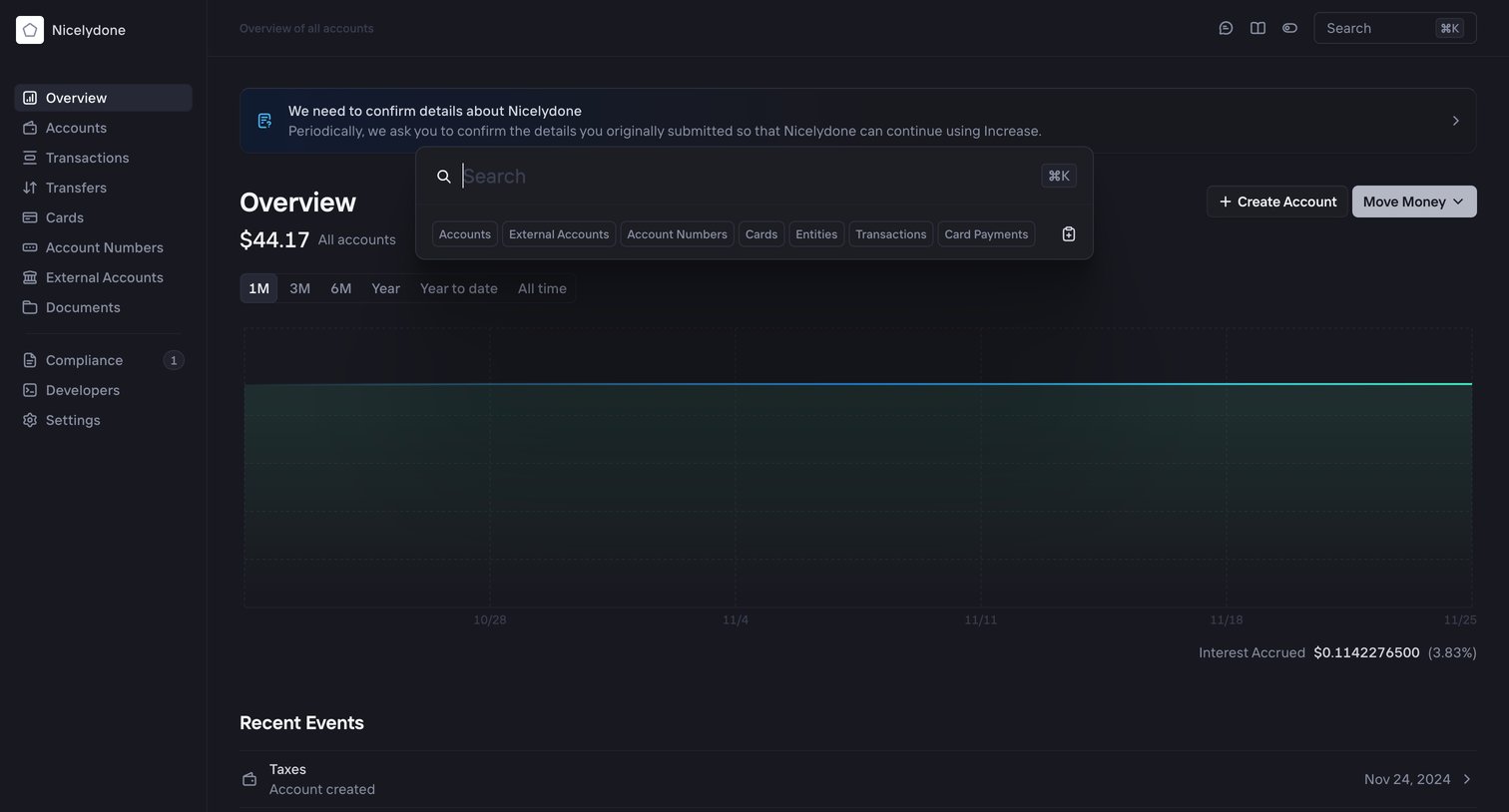 Increase screen