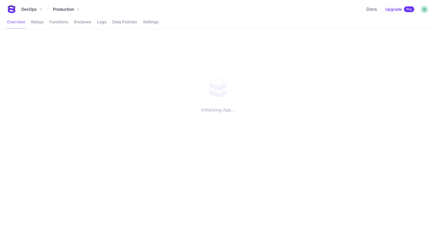 Evervault screen