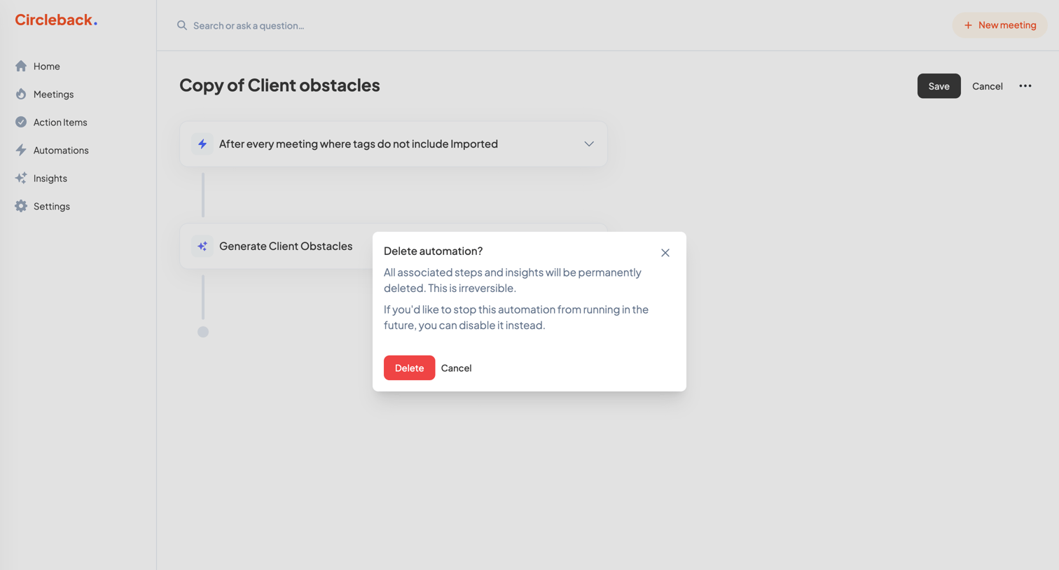 Circleback - Copy of Client obstacles - Circleback screen