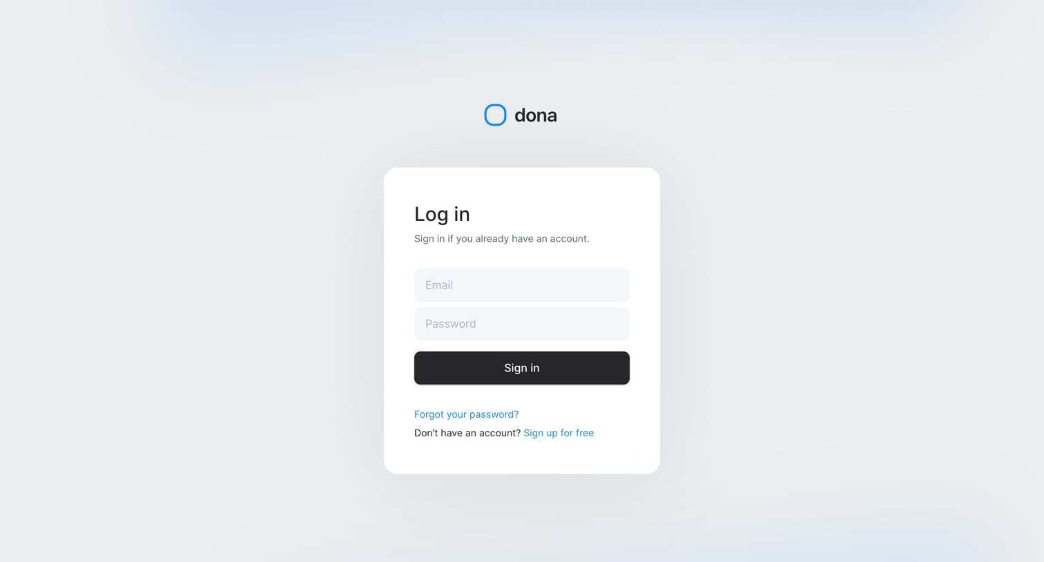 Dona screen