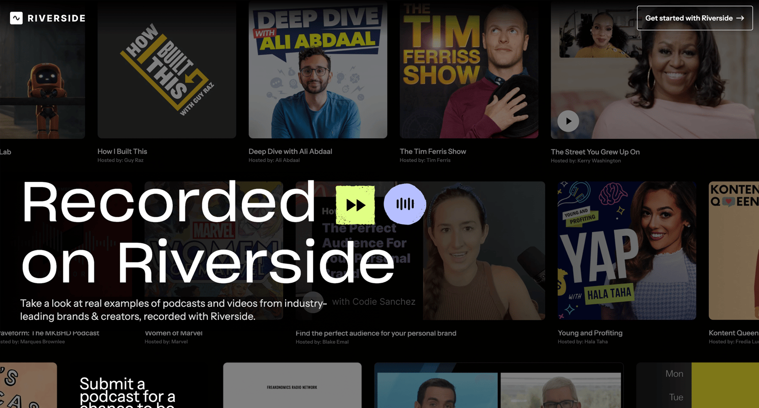 Riverside - Recorded On Riverside screen