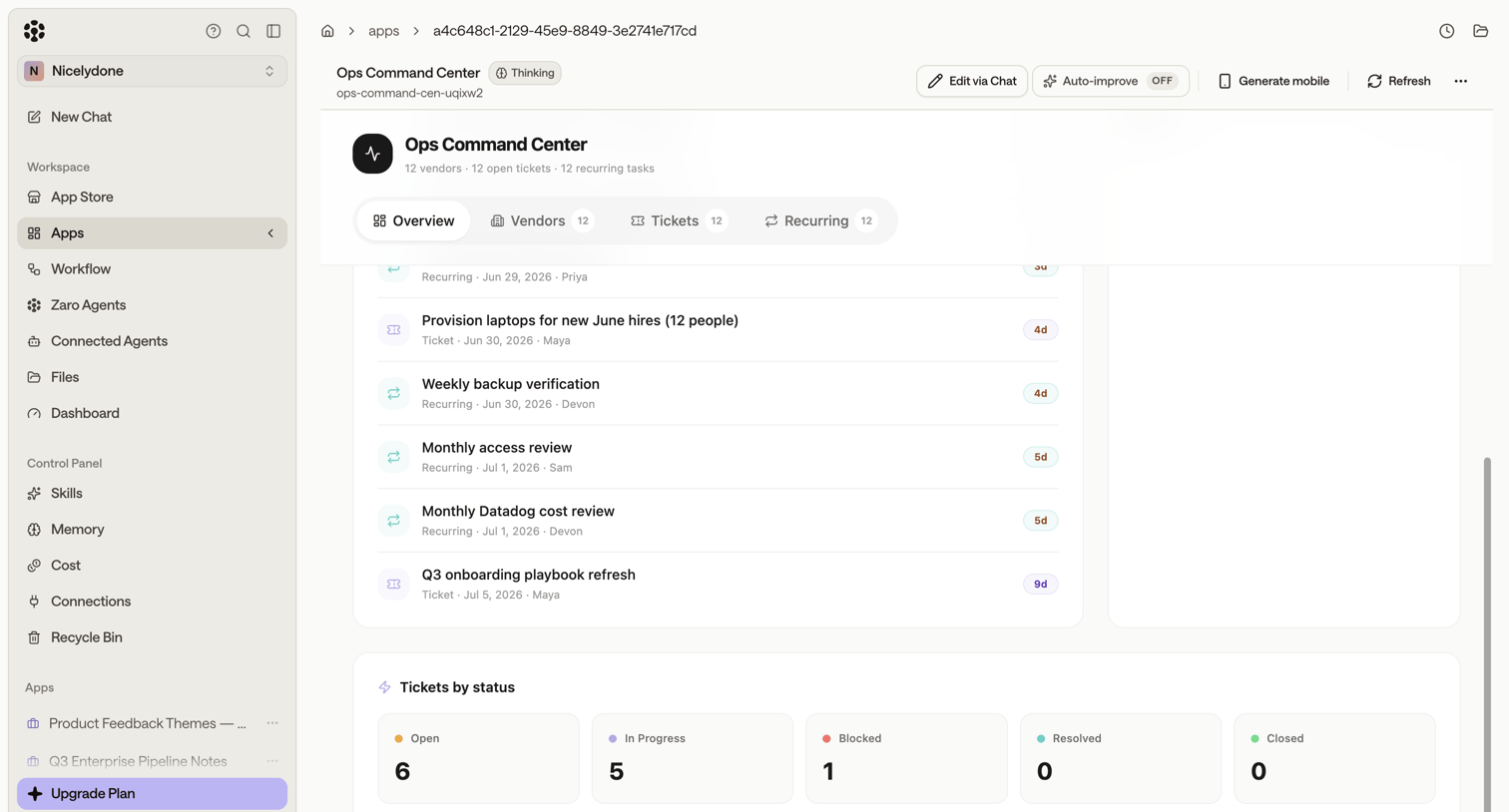 Zaro - Zaro - The Context Layer for Enterprise AI screen